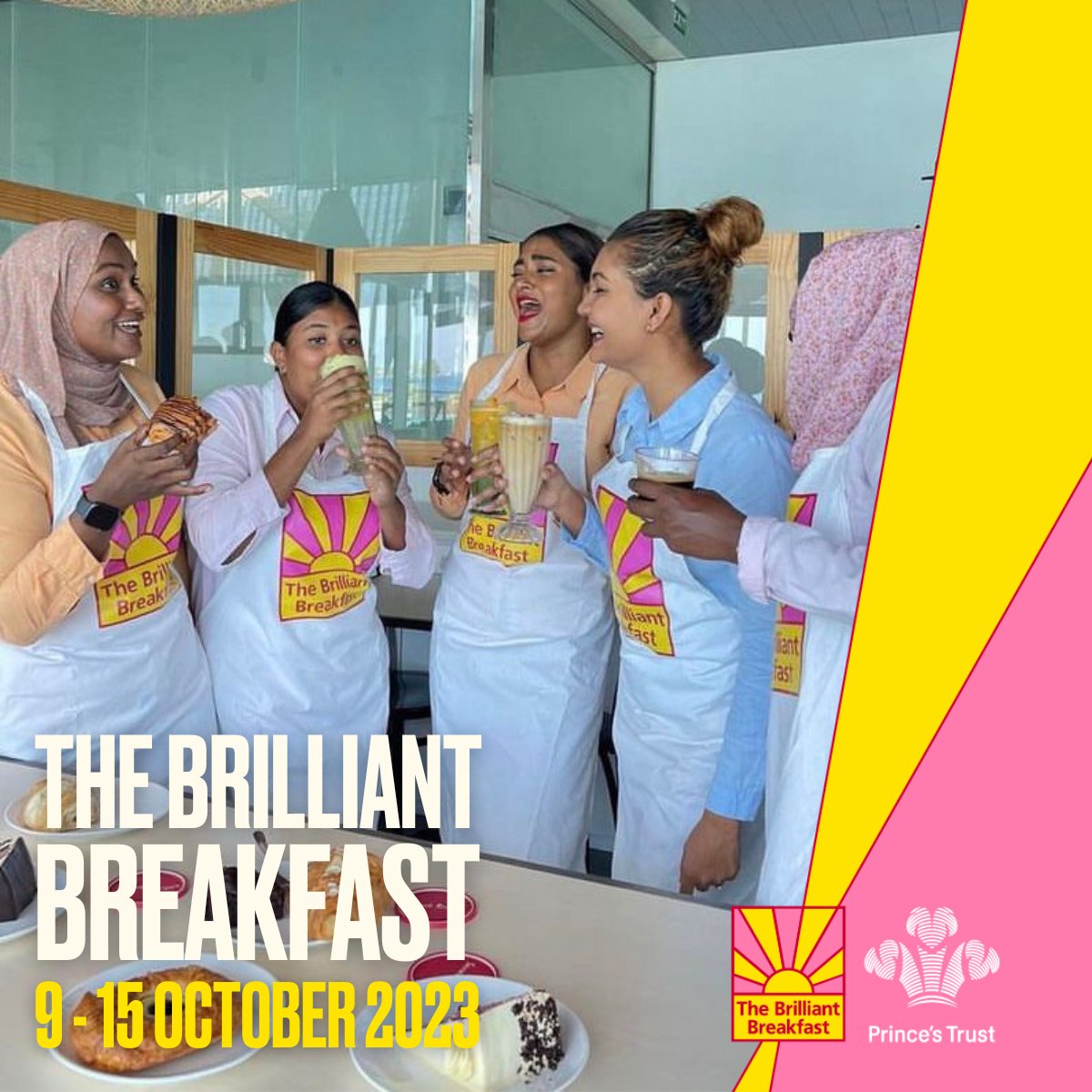 From pancakes and maple syrup to simple tea and toast, what’s on your Brilliant Breakfast table? ☕️ Whatever you serve, the funds you raise will support young women with the skills to move into work. Register to hold a Brilliant Breakfast today 👉 bit.ly/3OnOQEJ