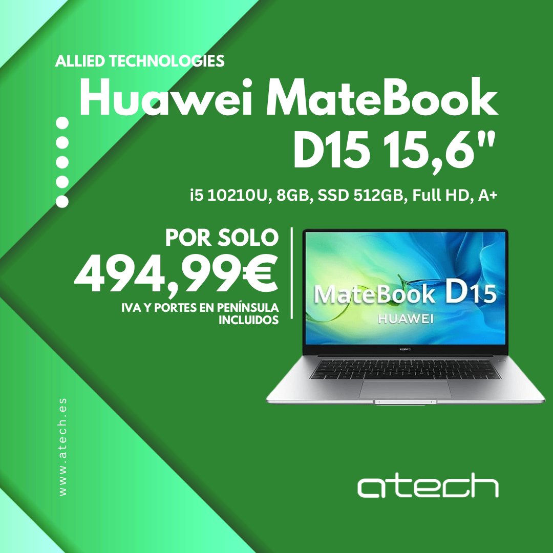 Atech_Malaga's tweet photo. Oferta limitada: Portátiles reacondicionados de alta calidad a precios bajos en ATECH. Marcas líderes, rendimiento excepcional. Grados estéticos A+ a KM0.

Contacta: 

📲 662 15 86 89, 
📧 promociones@atech.es,
🖱 https://t.co/NwC4DH0SRw

 ¡Renueva tu equipo ahora! https://t.co/E8ogIkeSvv