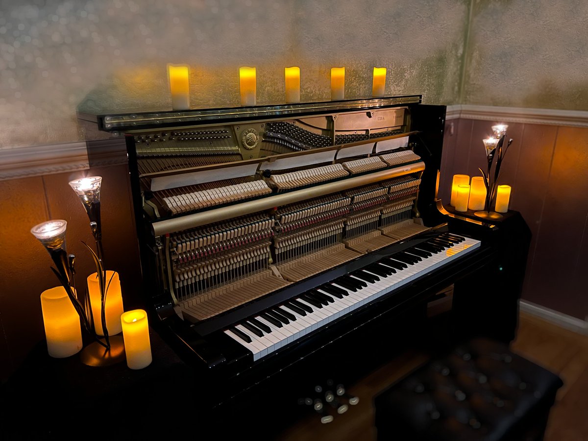 🎹✨ Calling all music enthusiasts and fellow piano lovers! 🌟🌙 As I convene with my beloved piano, preparing for the next installment of my Candlelight Piano Series, I can't help but feel the excitement building up. 🕯️🎶✨ I've been incredibly fortunate to share my renditions