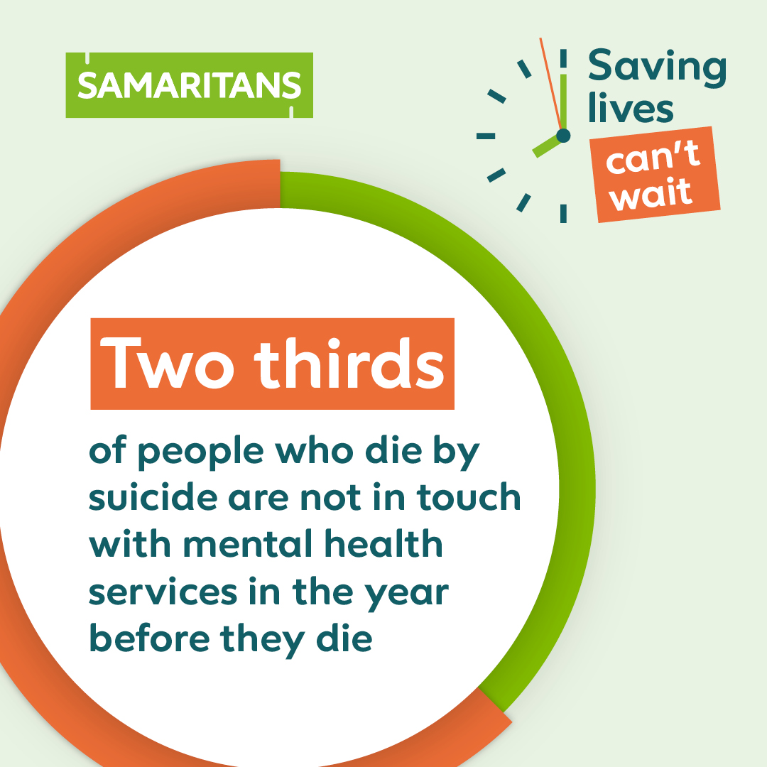 Right now all across England, essential community suicide prevention funding is about to run out, or already has. 

We need proper support in our communities and if this funding isn’t saved, suicide prevention schemes all across the country may have to stop or be scaled back. 1/2