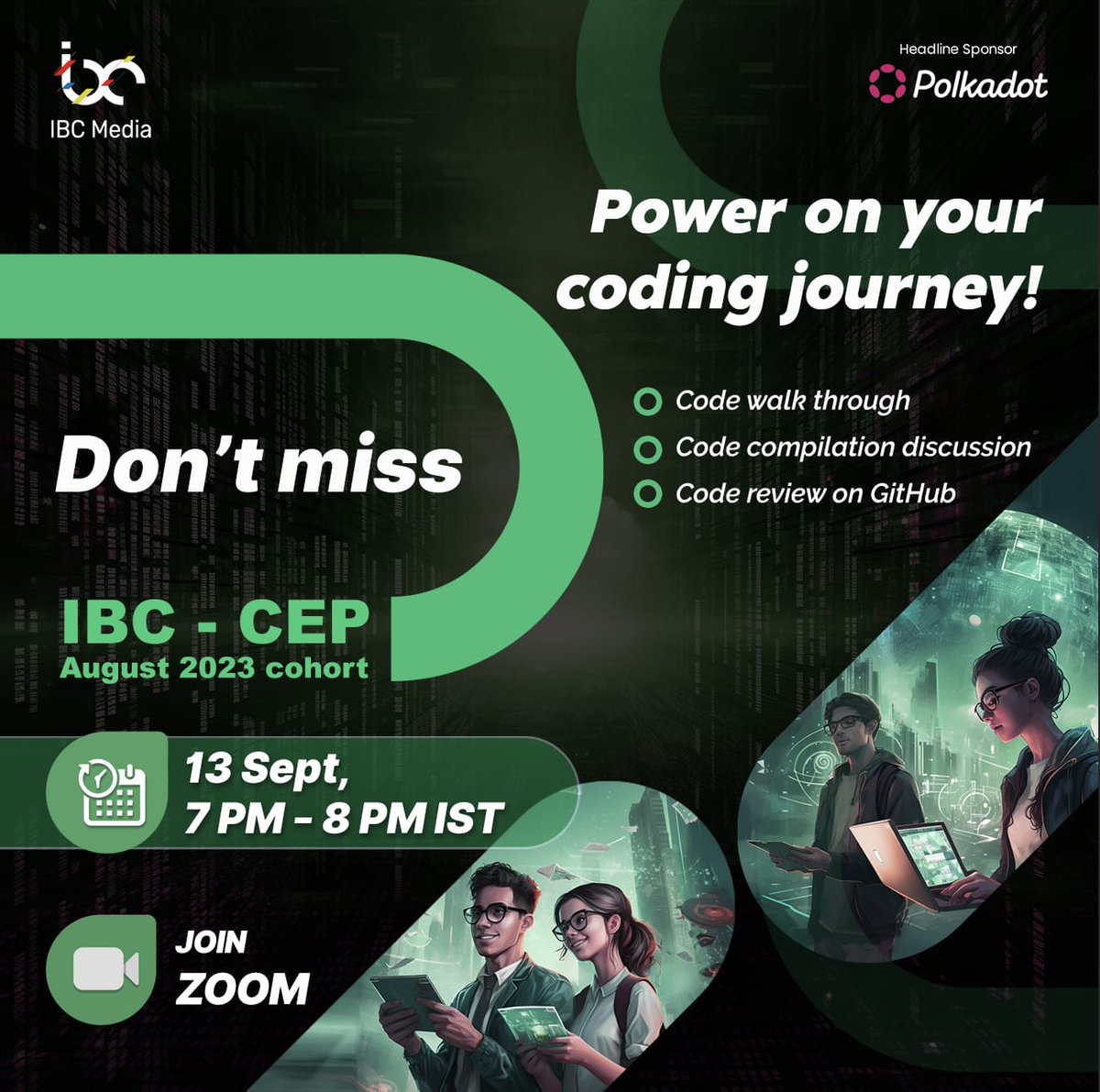 🚀 Join our Guided Building Session TODAY at 7 PM IST! 🌟

Prepare to become a coding pro: ✅ GitHub Account ✅ System Setup ✅ Watch CEP Module 2 ✅ Guided Building Exercise

🔗 Zoom Link: zoom.us/webinar/regist… 📋

Don't miss out! 🚀 #Coding #GuidedBuilding #TechSkills