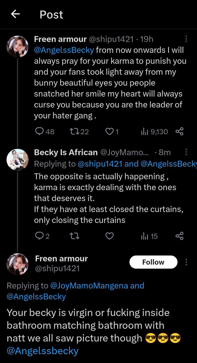 TriandCandra9's tweet photo. Re-Report
Mass Report For Abusive Behavior

https://t.co/N4MoHs8zVc

Here are the steps to report:

Please follow the same criteria to report for higher chances of suspending the account.

#ProtectBecky
PROTECT BECKY AT ALL COSTS https://t.co/fVpIP65cwV