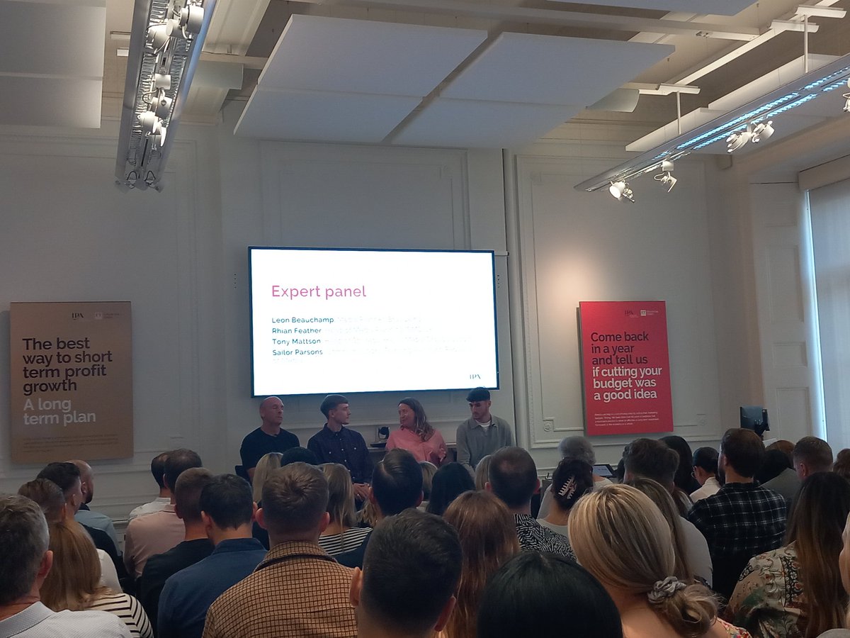 Institute of Practitioners in Advertising (IPA) (@the_ipa) on Twitter photo What can industry leaders teach those just starting out? Our next session sees junior planners <a href="/brayleino/">Bray Leino</a>'s Leon Beauchamp & <a href="/wearerom/">Republic of Media</a>'s Sailor Parsons ask <a href="/OMD_UK/">OMD UK</a>'s Rhian Feather & <a href="/HavasMediaGroup/">Havas Media Group</a>'s <a href="/Tony_Mattson/">Tony Mattson</a> about the challenges & experiences they've seen in their careers What can industry leaders teach those just starting out? Our next session sees junior planners <a href="/brayleino/">Bray Leino</a>'s Leon Beauchamp & <a href="/wearerom/">Republic of Media</a>'s Sailor Parsons ask <a href="/OMD_UK/">OMD UK</a>'s Rhian Feather & <a href="/HavasMediaGroup/">Havas Media Group</a>'s <a href="/Tony_Mattson/">Tony Mattson</a> about the challenges & experiences they've seen in their careers