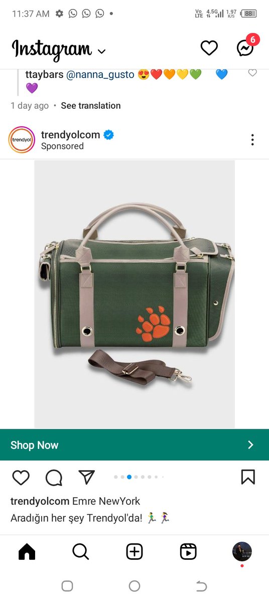 TheErturkEmre's tweet image. Kompakt tasarım olduğu için Trendyol çok beğenmiş

EmreNewYork köpek çantası @EMRENY

#emreerturk
#emrenewyork