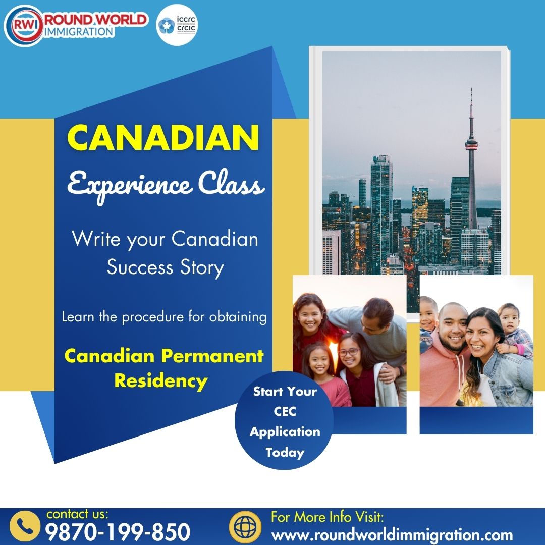 Canadian experience class write your canadian success story

Visit Our Website-bit.ly/3M7BDh1 -9870199850

#roundworld #canadaprprocess #permanentresidency #cecapplication #canadavisaconsultant #canadaapplication #prbenefits #roundworldimmigration #immigrationconsultancy