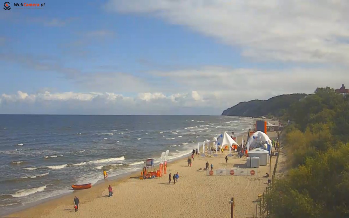 WebCameraPl's tweet image. Wrześniowy chillout nad #Bałtykiem. Bezchmurne niebo, słońce, piasek i #temperatury sięgające 30° 📷📷📷
📷 webcamera.pl/kategoria,plaz…
#plaża #kamery #nażywo #pogoda #morze #plażowanie #relax #okiemKamer #live