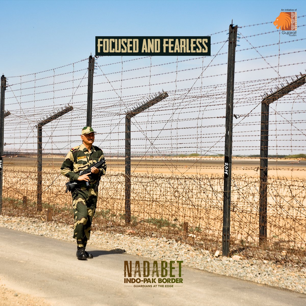 VisitNadabet's tweet image. Nadabet&apos;s landscapes may change with the seasons, but the steadfast spirit of our jawans remains constant, standing tall against all odds.

#focusedandfearless #borderview #borderline #Jawans #visitnadabet #IndoPakBorder #gujarattourism #exploregujarat #incredibleindia