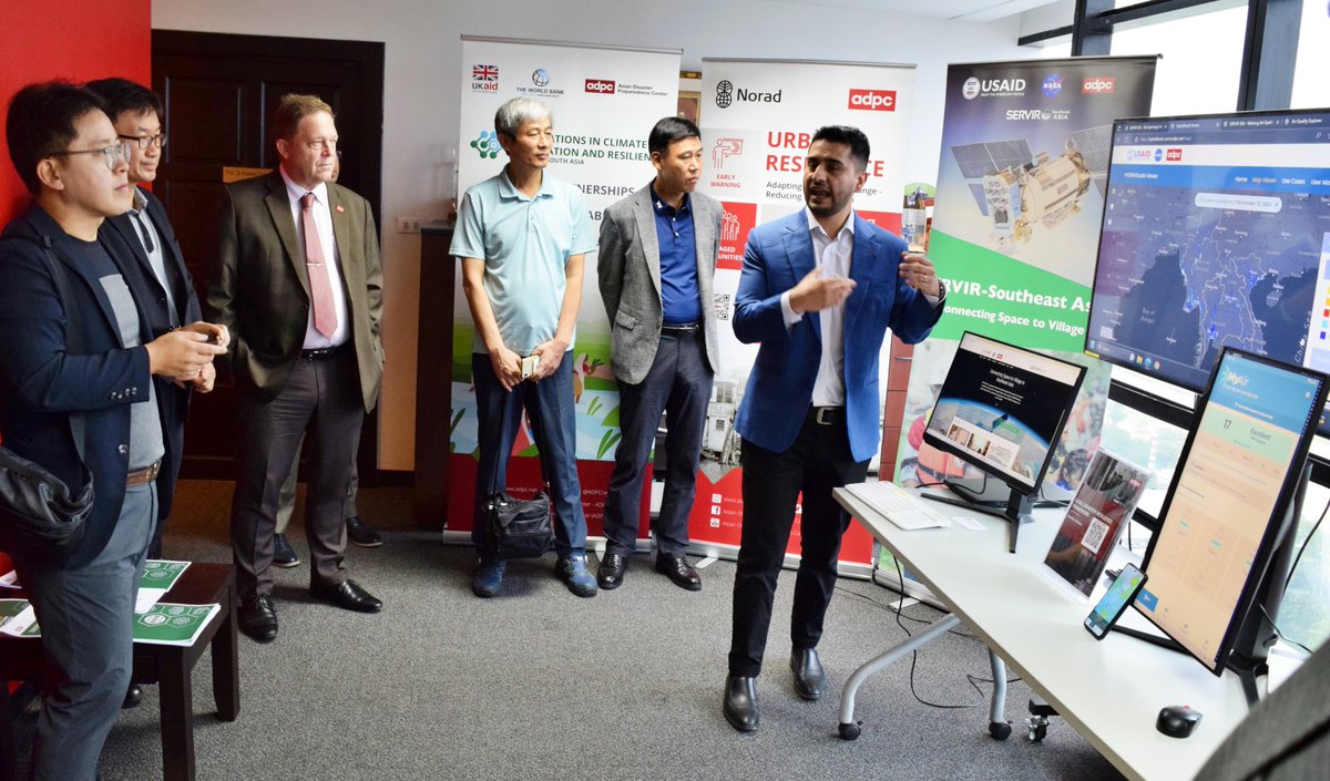 A delegation of Director Generals from different line ministries of the Republic of Korea visited #Asian_Disaster_Preparedness_Center_ADPC on September 13, 2023 as part of study and exposure visit in Thailand.