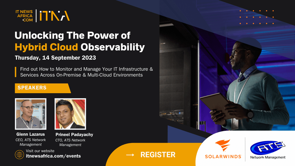 ITNewsAfrica's tweet image. Ready to unlock the power of Hybrid Cloud Observability? 🚀 Join us on September 14th for a free webinar and learn from industry experts. Click here to secure your spot: zurl.co/qJMs #techwebinar #cloudexperts #interactivewebinar #hybridcloudstrategy #cloudtechnology