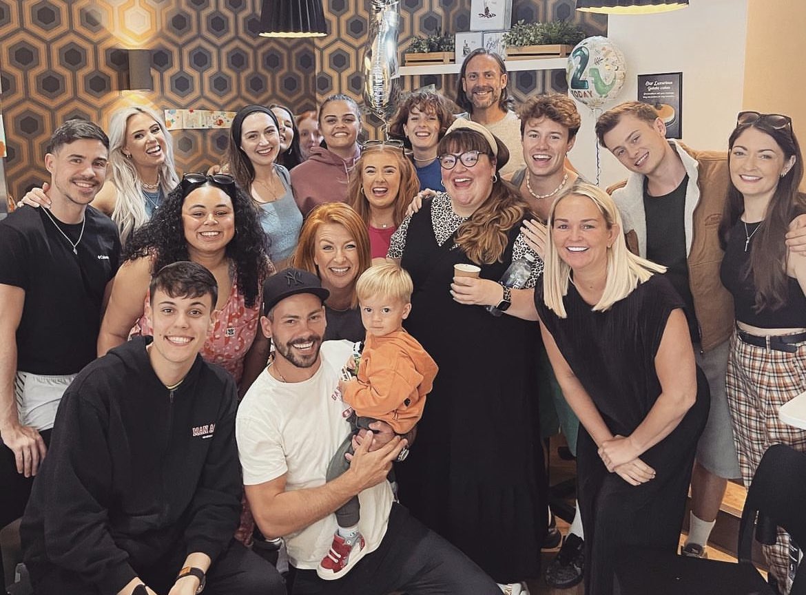 We were beyond delighted to welcome the cast of <a href="/Greatest_Days/">Greatest Days</a> to our College Green, Bristol shop today to  celebrate little Phoenix’s birthday! 

They’re playing all week at <a href="/BristolHipp/">The Bristol Hippodrome</a> 

📸 Rachel Marwood
#bristol #wappingwharf #cardiff #oxford #Selfridges #bath