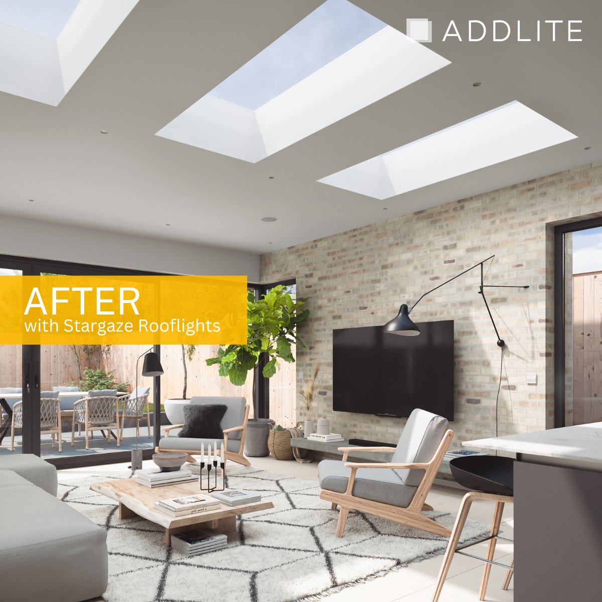 add_lite's tweet image. Light makes all the difference! Check out this remarkable transformation with our roof lights. 👉Swipe to see the incredible before-and-after.

#LightTransformation #RoofLightUpgrade #HomeMakeover #BeforeAfter #RoofLightTransformation