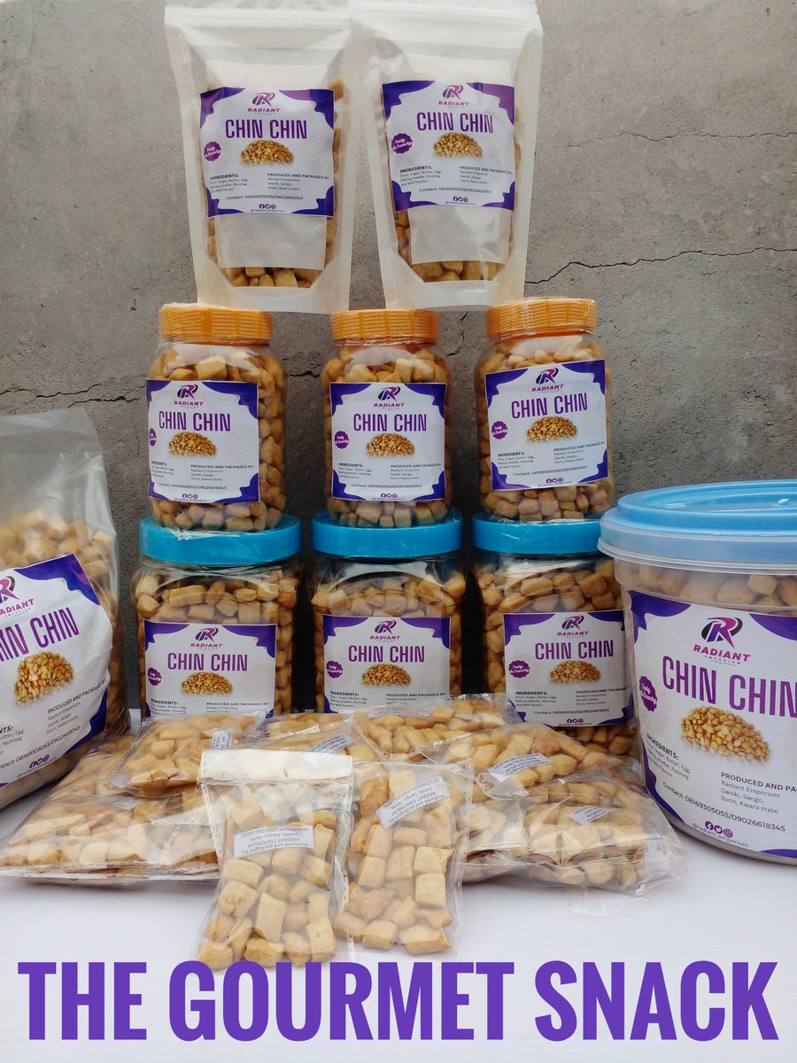 Iam_MzRadiant's tweet photo. The wait is over💃
The D-day is here🎯
#TheGourmetSnack is now live✅
Our Chin Chin snacks are ready to delight your taste buds😋. Dive into a gourmet experience like never before💯.
Join us as we redefine snacking today‼️
#TheGourmetSnack
#ThePremier
#GourmetSnack
#Radiant https://t.co/sPsfEL4T84