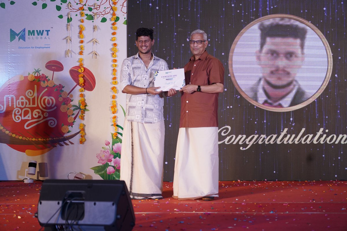 mwtglobalacdemy's tweet image. 🌠 Renjith&apos;s dedication and hard work shine brightly as he attains the Half Decade Completion Award in his role as Marketing and Sales Manager – IHNA.🏆🎉 

#mwtacademy #HalfDecadeAchievement #Milestone #TeamMWT #onamcelebration #onam