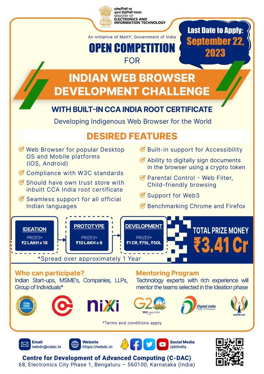 C-DAC India tweet media