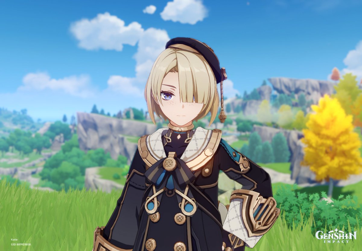 Barebald11's tweet photo. I got Freminet in a 1 pull!!! This is my best luck in #Genshin https://t.co/ZpM75qkWI4