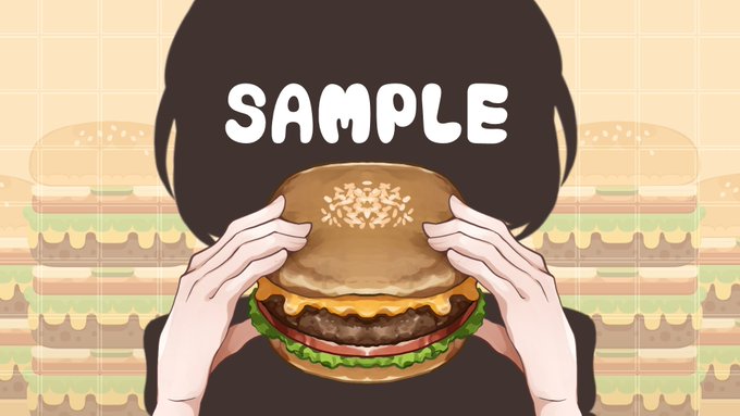 BIGなハンバーガーにかじりつける素材です食べかけ具合の差分ありますので、お好きなものをお選びください。サンプル画像の背景は過去に配布した素材を使用しています。(ご使用の際は、リポスト or フォロー頂けましたら嬉しいです)#VTuberAssets#Vtuber素材#フリー素材#しぐたそざい 
