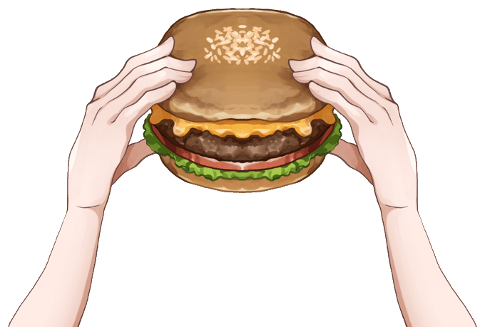 「ハンバーガー 白背景」のTwitter画像/イラスト(新着)｜5ページ目