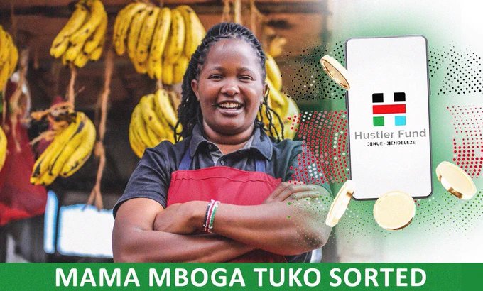 NickRutoo's tweet photo. Kenya Kwanza at One  Kenyans in the informal sector with low-interest loans to bolster small their businesses.  #PromisesKept https://t.co/SoBf2uA212