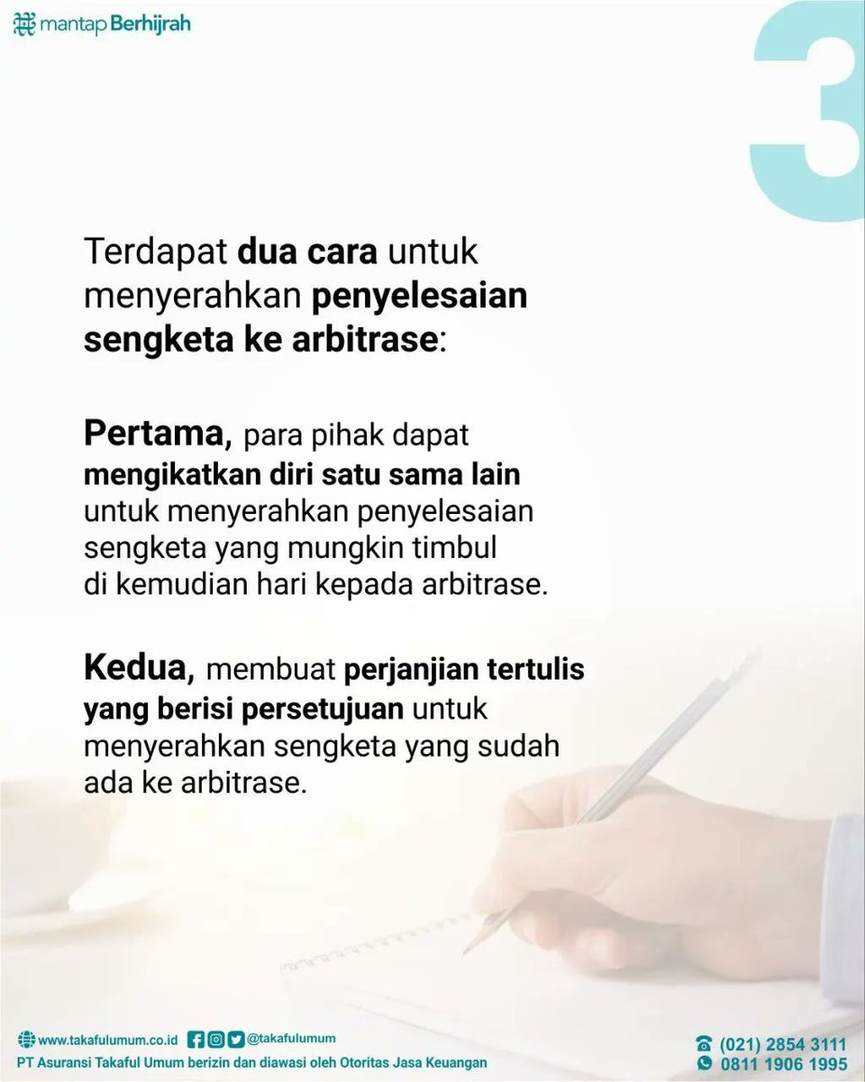takafulumum's tweet photo. Begini posisi Lembaga Arbitrase dalam penyelesaian sengketa asuransi di Indonesia.
#takafulinstitute #takafulpedia #arbitrase #sengketa #asuransi #hakim #mahkamahagung #pengadilan #gugatan #kasasi #newsletter #muamalah #takafulumum #mantapberhijrah https://t.co/djMfF5Xkc2