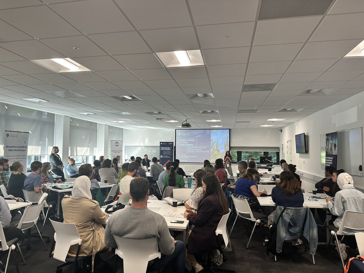 LivResearcher's tweet photo. Celebrating the new PGR Development Programme today with @LivUni PGRs and those who support them @livuniPGRDev @livuniresthemes https://t.co/zvdu5QMIdy