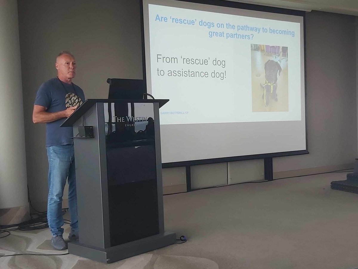 Not all #assistancedogs are purpose bred. Some of our programs work with dogs from shelters and rescue centres and train them to become incredible assistance dogs. @GarryBotterill from ADI member @ServiceDogsUK is telling us all about his amazing rescue dogs. #ADITogether