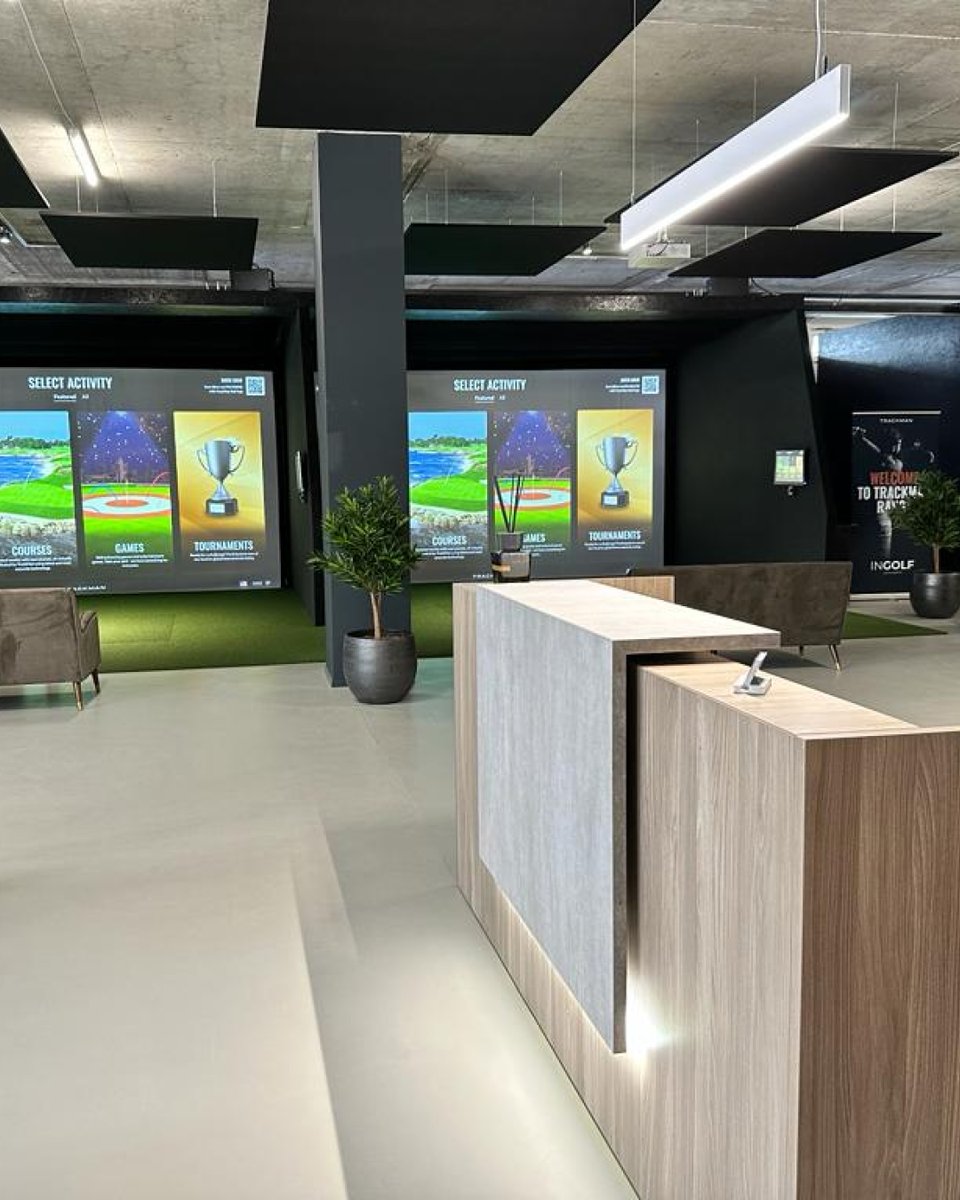 TrackmanGolf's tweet photo. π― Take a look at this indoor setup π€©
What do you think?
INGOLF in Zurich, Switzerland will unveil its new facility this Saturday, complete with four state-of-the-art TrackMan powered simulators! π§
#INGOLF #TrackManSimulator #IndoorGolf https://t.co/FXusj8VC01