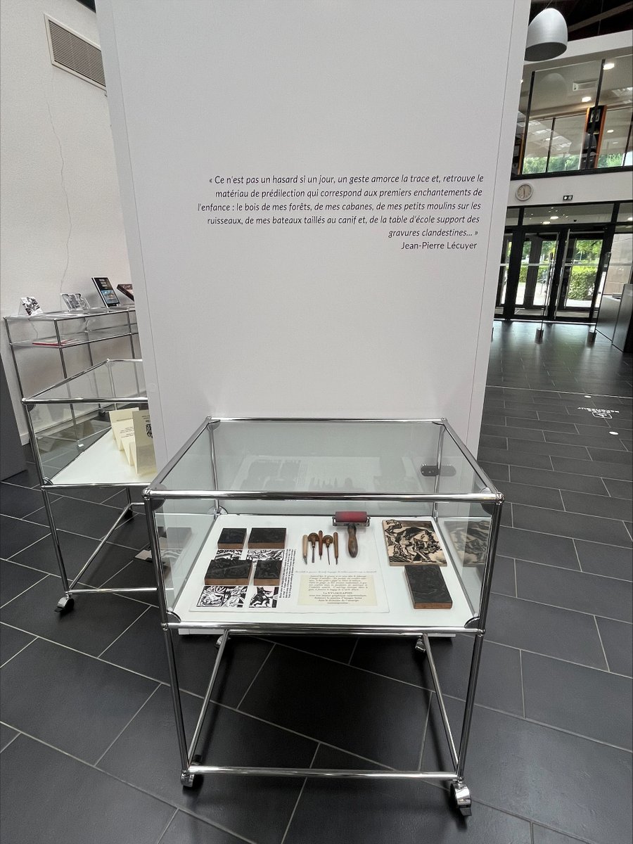 De drôles d'animaux ont élu domicile à la bmi ! Le graveur Jean-Pierre Lécuyer a transformé le hall d'entrée de la bibliothèque en une vaste ménagerie. L'exposition est à découvrir jusqu'au 22 octobre. #JEP2023