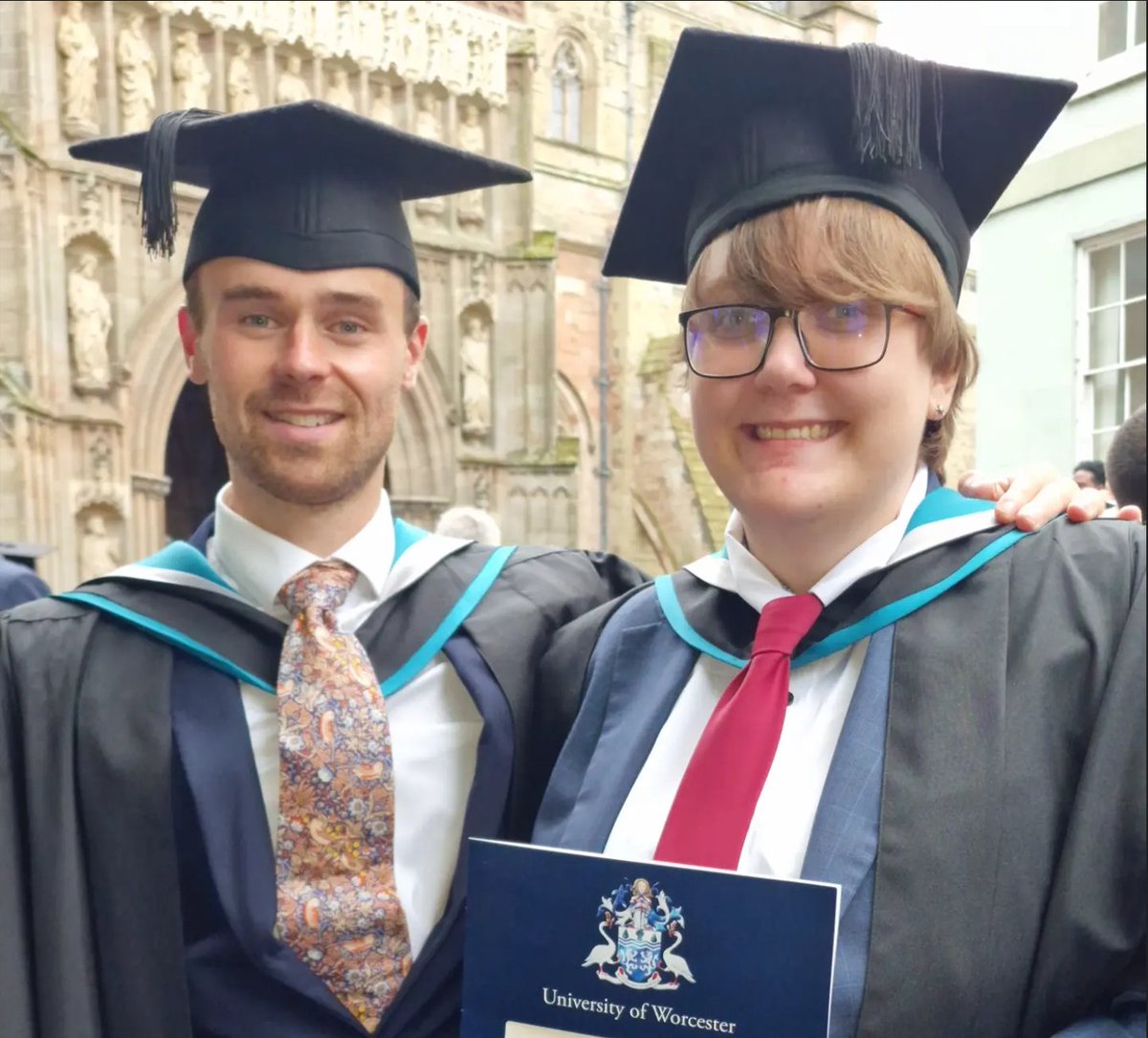 Hereteach Initial Teacher Training Alliance (@hereteachpgce) on Twitter photo Congratulations to Hereteach trainees Will & Caitlin, who graduated yesterday from <a href="/worcester_uni/">University of Worcester</a> 🎓
Both are excited to begin their teaching careers at <a href="/johnkyrle/">John Kyrle High Sch</a>!
#Hereteach #teachertraining #PGCE #QTS #traintoteach #getintoteaching #careerchange #graduates Congratulations to Hereteach trainees Will & Caitlin, who graduated yesterday from <a href="/worcester_uni/">University of Worcester</a> 🎓
Both are excited to begin their teaching careers at <a href="/johnkyrle/">John Kyrle High Sch</a>!
#Hereteach #teachertraining #PGCE #QTS #traintoteach #getintoteaching #careerchange #graduates