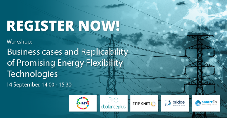 🚀 Don't miss out on tomorrow's online workshop: 'Business Cases and Replicability of Promising Energy Flexibility Technologies,' organised by @ebalanceplus and @XFlex_H2020! 

Secure your spot now: ebalanceplus.eu/save-the-date-…

#EnergyFlexibility #H2020 #H2020Energy #Energyworkshop