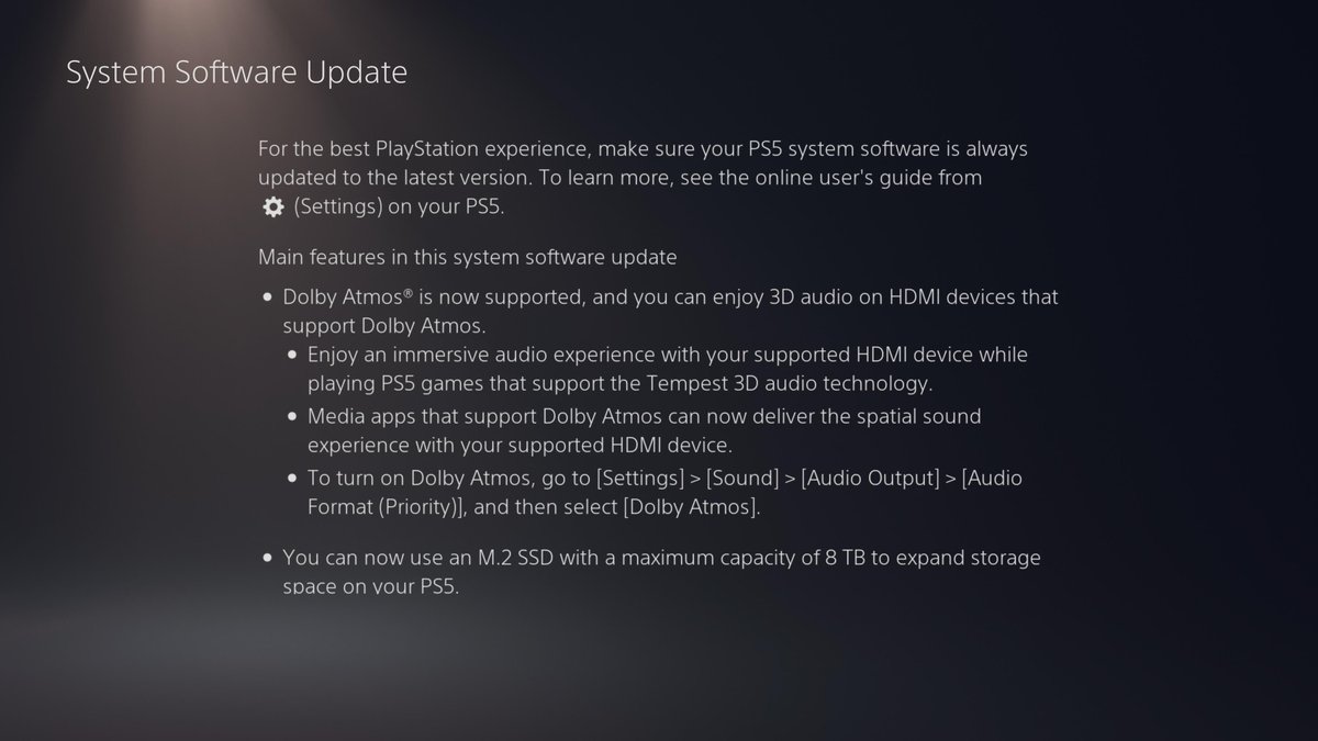 PS5:n v23-02.08.00.00-ohjelmistopäivitys on vaihteeksi isompi ja merkittävämpi. Kuvaan mahtui vain pieni osa uudistuksista. #PS5Share