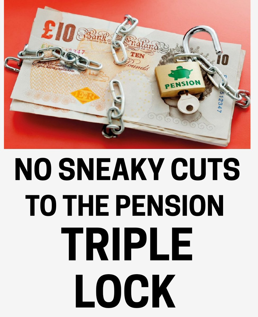 With new threats to the Triple Lock Pension the Government must not implement any sneaky CUTS to the UK state pension 2024 #nocutstothetriplelock @RishiSunak @Keir_Starmer @MelJStride @leicesterliz