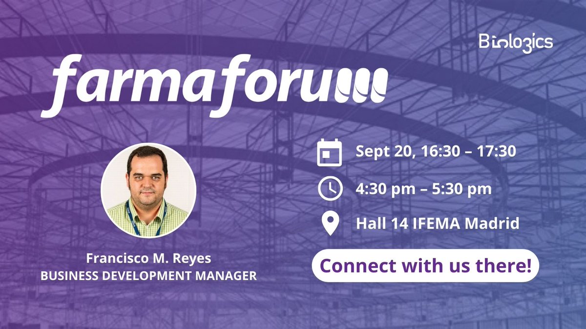 🌟 Join us at @farmaforum on Sept 20th! Our Business Development Manager will be part of a round table discussing crucial #BiopharmaRegulations. Don't miss this opportunity to connect and gain insights.
 
🔗 Register now: farmaforum.es/conferencias/b…