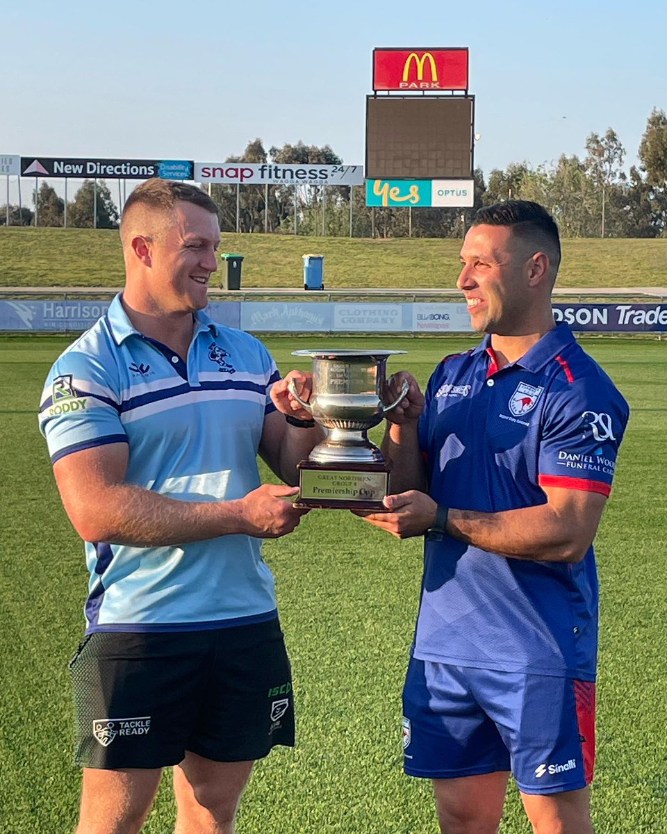 Which one of these Group 9 legends will be still smiling come 4.30 pm this Sunday at McDonalds Park, Wagga Wagga #group9rl #waggakangaroos #tumutblues