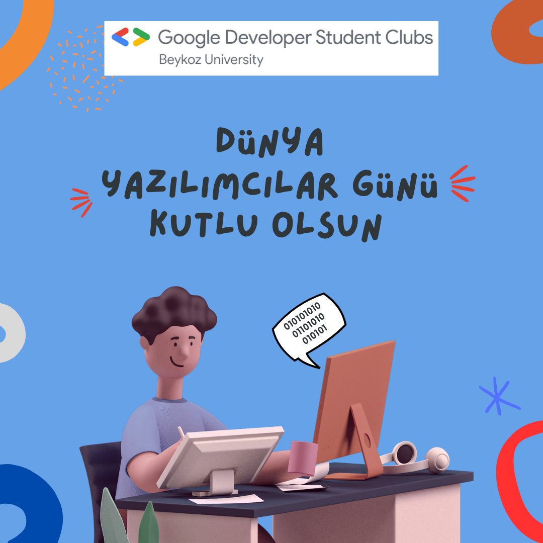 💻🚀 13 Eylül Dünya Yazılımcılar Günümüz Kutlu Olsun !! 🎉💥
.
.
.

#gdsc #gdscbeykoz #teknoloji #yazılımcılargünü