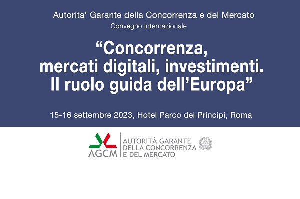 Si parlerà di #DigitalMarketsAct, #NextGeneration EU e #PNRR. Apre i lavori il Presidente Roberto Rustichelli, partecipano il Ministro Adolfo Urso e il Ministro Raffaele Fitto @mimit_gov @DipPoliticheUE @adolfo_urso @RaffaeleFitto #antitrust #agcm