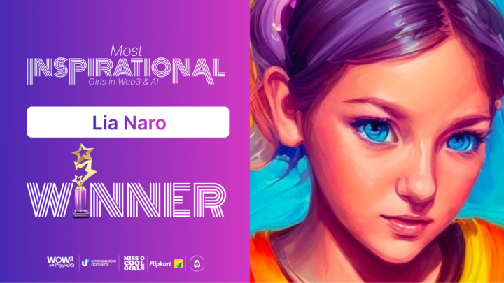 I’m so happy to share that I'm a winner of @unstoppablewow3’s Most Inspirational Girls of Web3 &amp; AI! Thank you <a href="/unstoppableweb/">Unstoppable Domains</a>, @missocoolgirls, @flipkart, and 100 Girls in Blockchain @Nakzense for shining a light &amp; supporting our journeys in Web3! 🎉🥳🌟