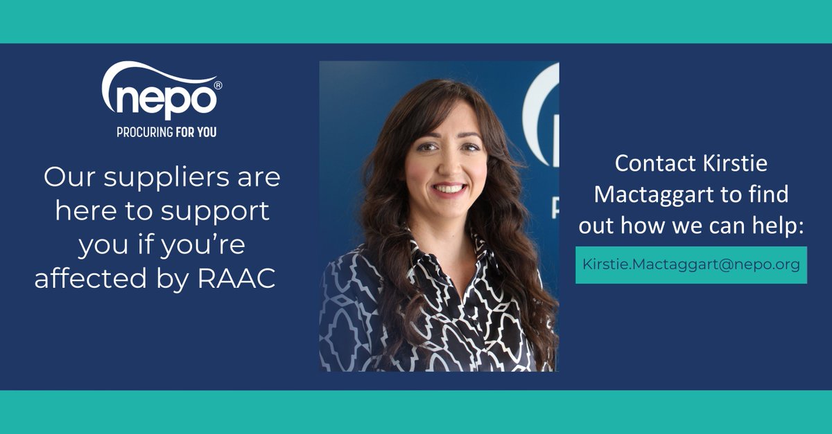 We are working with contracted suppliers to offer solutions to establishments affected by RAAC 

If you’re a NEPO Member Authority or Associate Member looking for some support or guidance, please get in touch: lnkd.in/dQunmSuq

#ProcuringForYou #PublicSector #construction