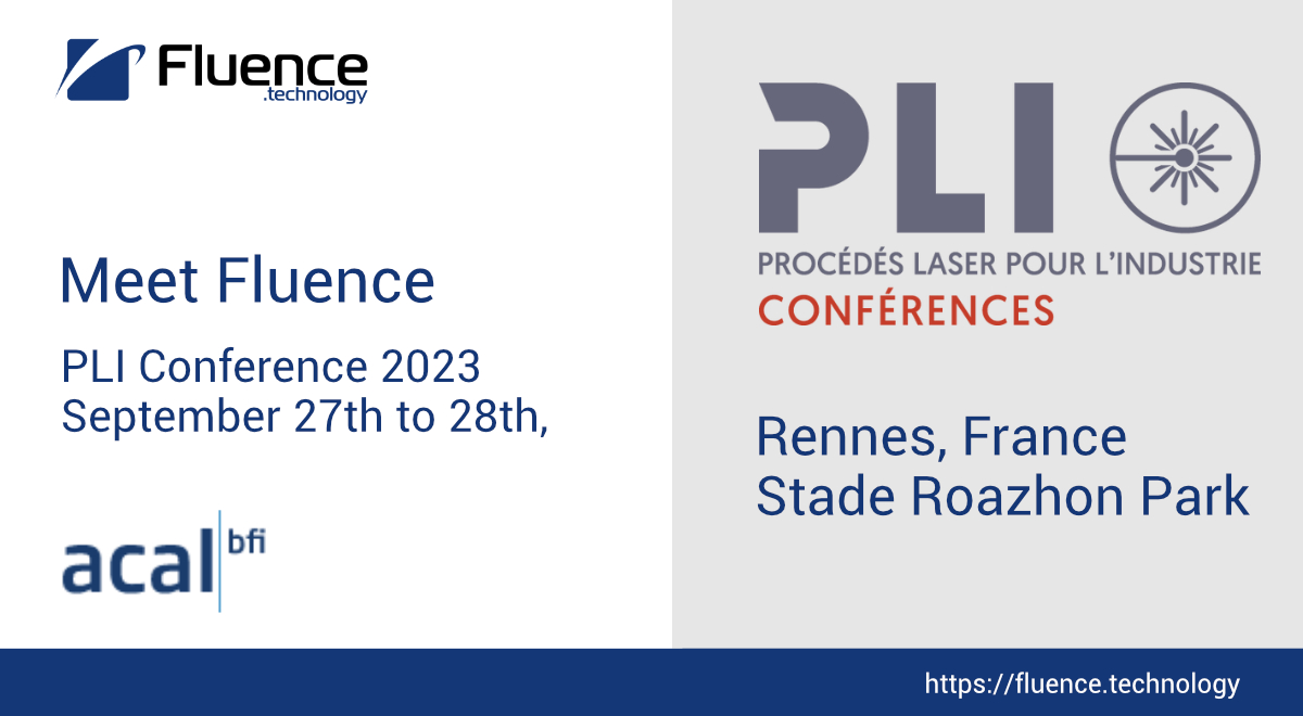 🔵⚪️🔴 Nos amis en France: PROCEDES LASER POUR L’INDUSTRIE (PLI)
Rencontrez notre distributeur Acal BFi France (meet our distributor)
They will present our femtosecond laser products at this must-attend conference.
📅 27-28 September. Stade de Rennes, Roazhon Park, Rennes, France
