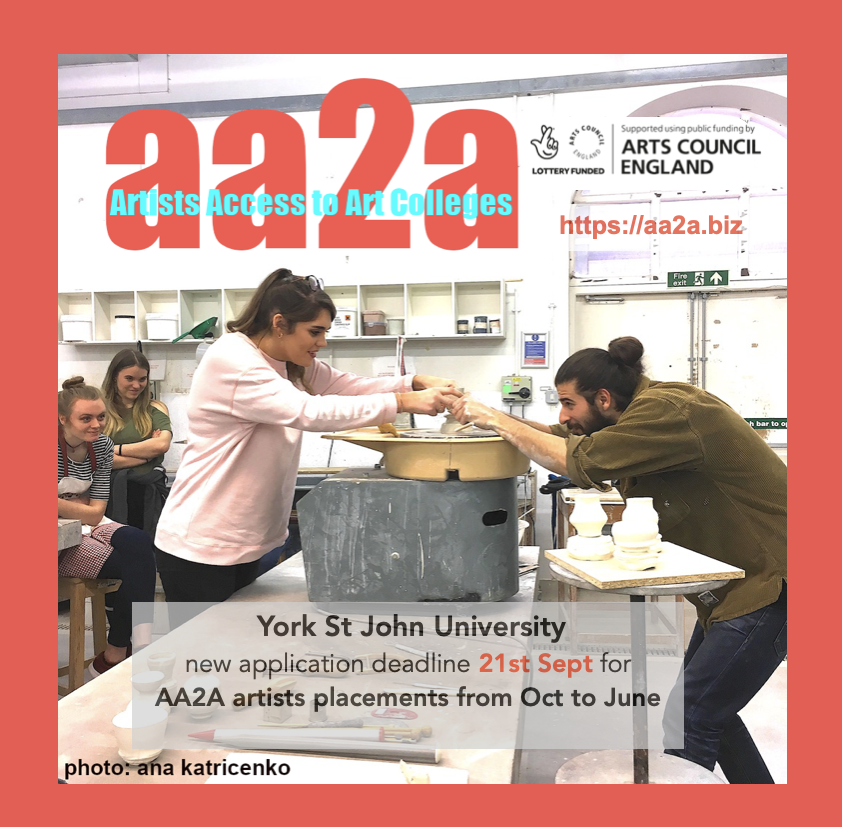 York St John University have extended their deadline for AA2A applications. The new deadline is Thursday 21st September (previously 11th). For those who have already applied, all other key scheme dates remain the same as before. <a href="/yorkstjohn/">York St John University</a> <a href="/yorkcreatives/">York Creatives</a> #aa2a