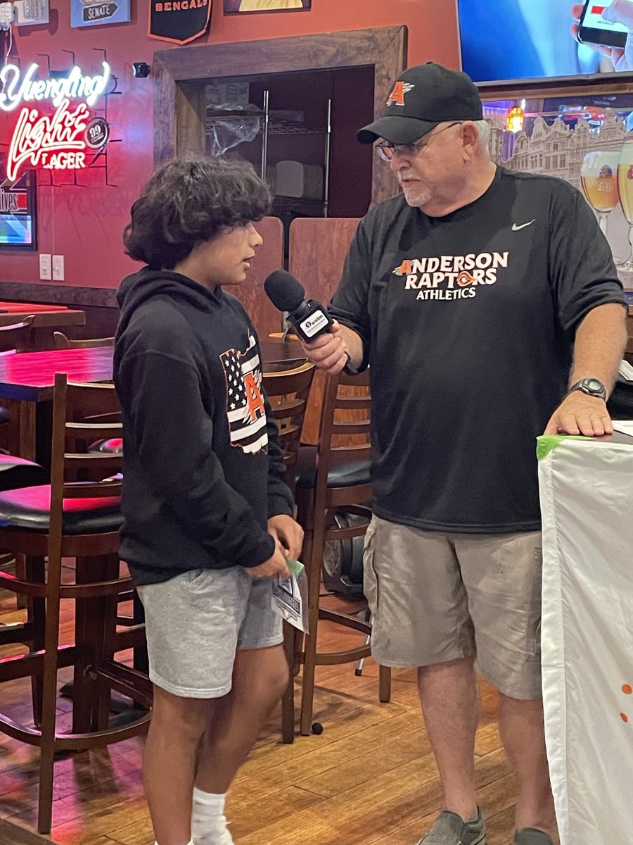 ⭐️ Congrats to the #FutureRaptors of the week for <a href="/NagelMSBLUEFB/">Nagel Blue Football</a> and <a href="/Nagel8football/">Nagel 8th grade Blue football</a> recognized during <a href="/usbnsports/">USBN</a> Raptor Recap at Anderson Pub &amp; Grill. 
7th Grade: Gavin Mlynek (not pictured)
8th Grade: Luke Pastura

#WorkWins #TheFutureIsBrightOnForestRoad