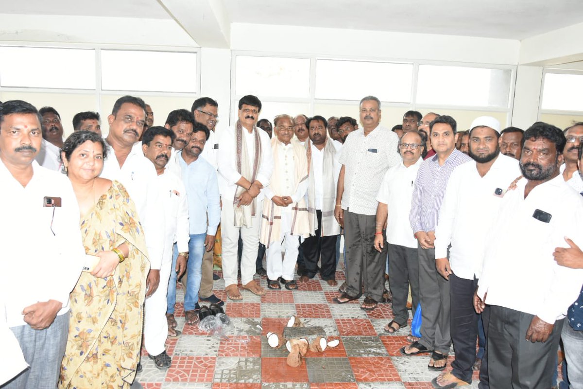 Inaugurated SENIOR CITIZENS HALL At R.K.Nagar Indoor Stadium Malkajgiri Division.
