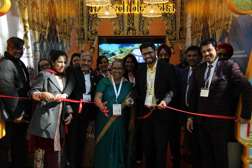 We're thrilled to announce that Ministry of Tourism, GOI, has been honoured with the 'Best National Stand Award' at OTDYKH Leisure 2023 in Moscow, Russia! 

This recognition reflects our commitment to promoting tourism and building strong international partnerships. 
#OTDYKH2023