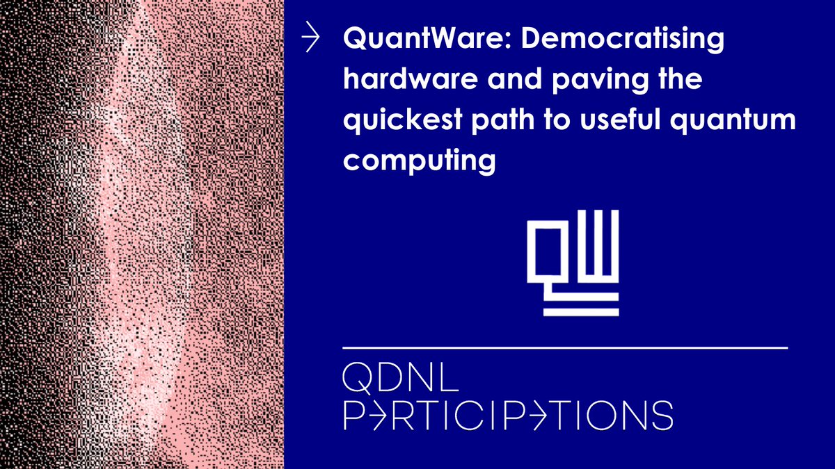 This next Startup Spotlight is on...@quant_ware! Meet the company and learn about how they're prioritising closing the gender gap in #quantum, their work in quantum computing, and what's next for them, here qdnlparticipations.nl/press/quantwar…
