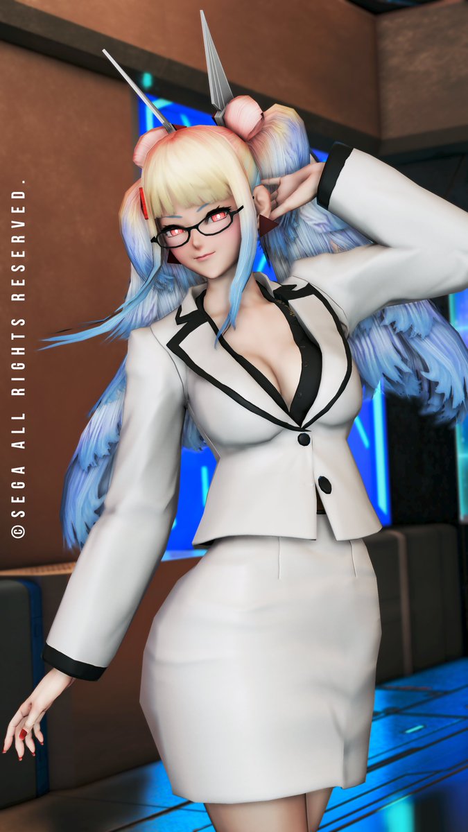 YenyenShiva's tweet photo. ついにだー❗️この服装がNGSに来るのを待ってました！✨(/^▽^)/

#PSO2NGS #PSO2NGS_SS #ma7ロゴ
#メンテの日じゃないけどssを貼る https://t.co/TKxxZTOvHZ