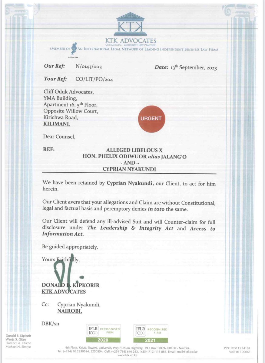 Cyprian, Is Nyakundi tweet media