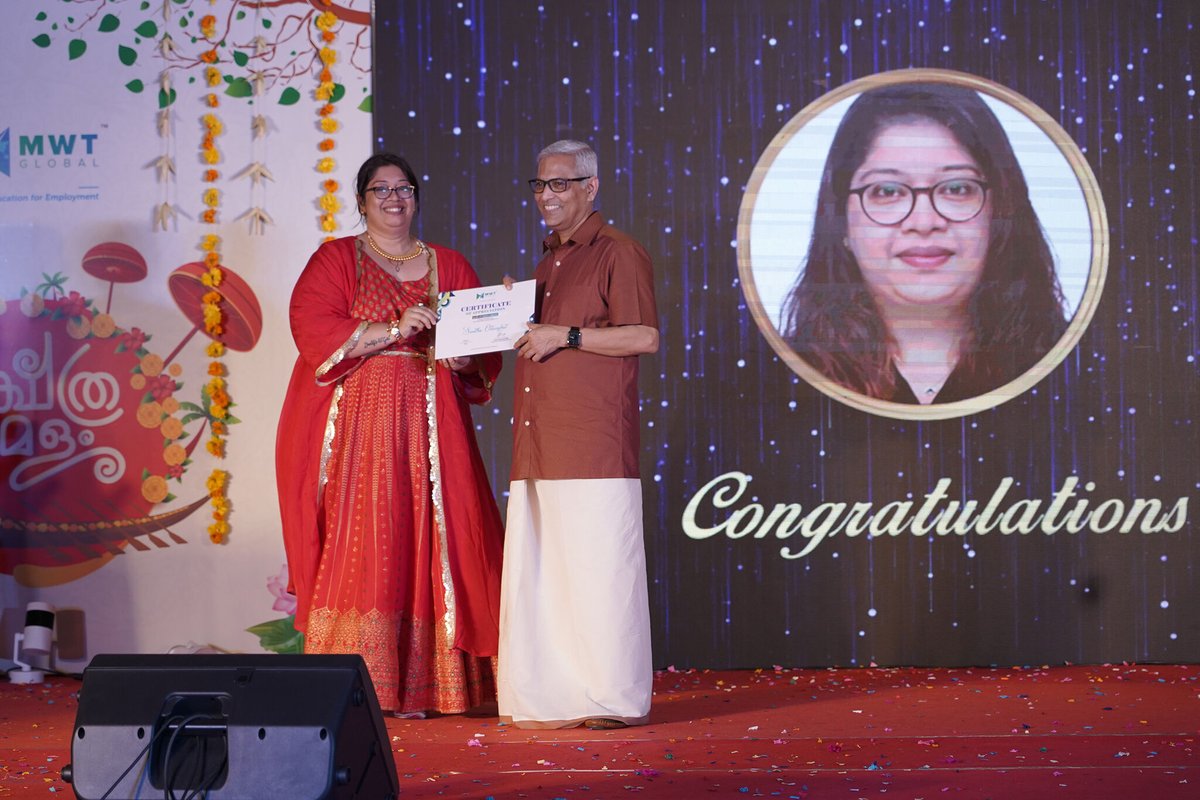 mwtglobalacdemy's tweet image. A special shoutout to Saritha Odunghat, the driving force behind our company&apos;s success during Onam Nakshathramela! 🚀🪆

 Her leadership and dedication have been outstanding. 👏 

#mwtacademy #CompanyAchievements #SarithaOdunghat #OnamSuccess