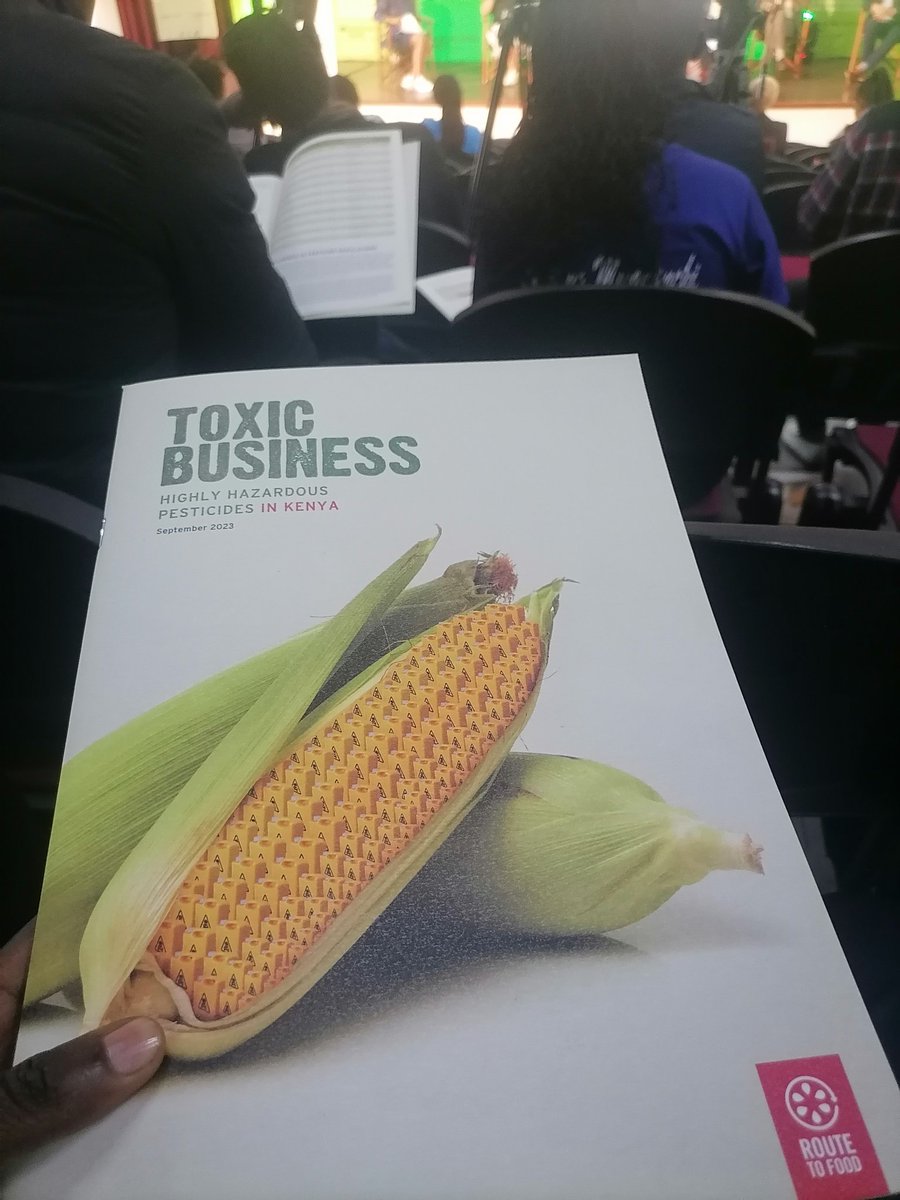 The Highly Hazardous Pesticides (HHPs) in Kenya report by the @routetofood and @HBSNairobi is an interesting read for anyone curious to know what's on their plate and the dangers associated the pesticides we use in the food we eat.
#ToxicBusiness
#routetofoodke