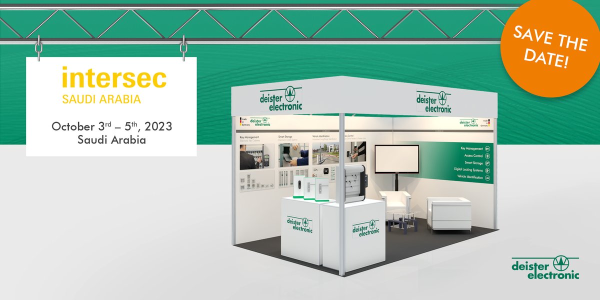 Save the date - Intersec Saudi Arabia 2023

From October 3rd to 5th, 2023, our #securityexperts will be showcasing our latest #security and automation solutions at #intersec KSA 2023 in Saudi Arabia.

Visit us at booth E37 in hall 1!

#rfid #tradefair #deisterelectronic
