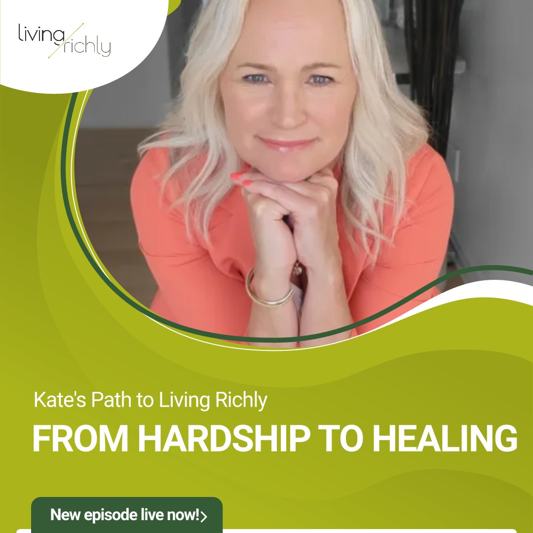 In this episode of the #LivingRichlyPodcast, Kate opens up about her journey from a life of unhappiness to one of authenticity and richness. Discover how she learned to embrace gratitude and live more authentically. liverichly.me/43yt

#Get2Mindset #Healing #LivingRichly