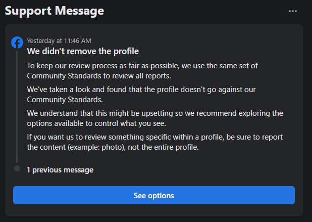 sthamu024's tweet photo. @Meta why havent you removed the profile that is causing identity theft? 
The complain was that the scam profile is using my wife’s images. That account was created in Aug 2023, yet you do not find it suspicious? 
#Facebook #FakeProfile 

Fake profile:
https://t.co/ngjAcpt3j8 https://t.co/0LgkQNxDqU